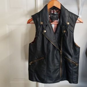 Leather vest
